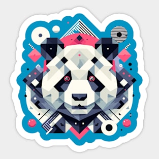 Abstract Animal Panda 2 Sticker